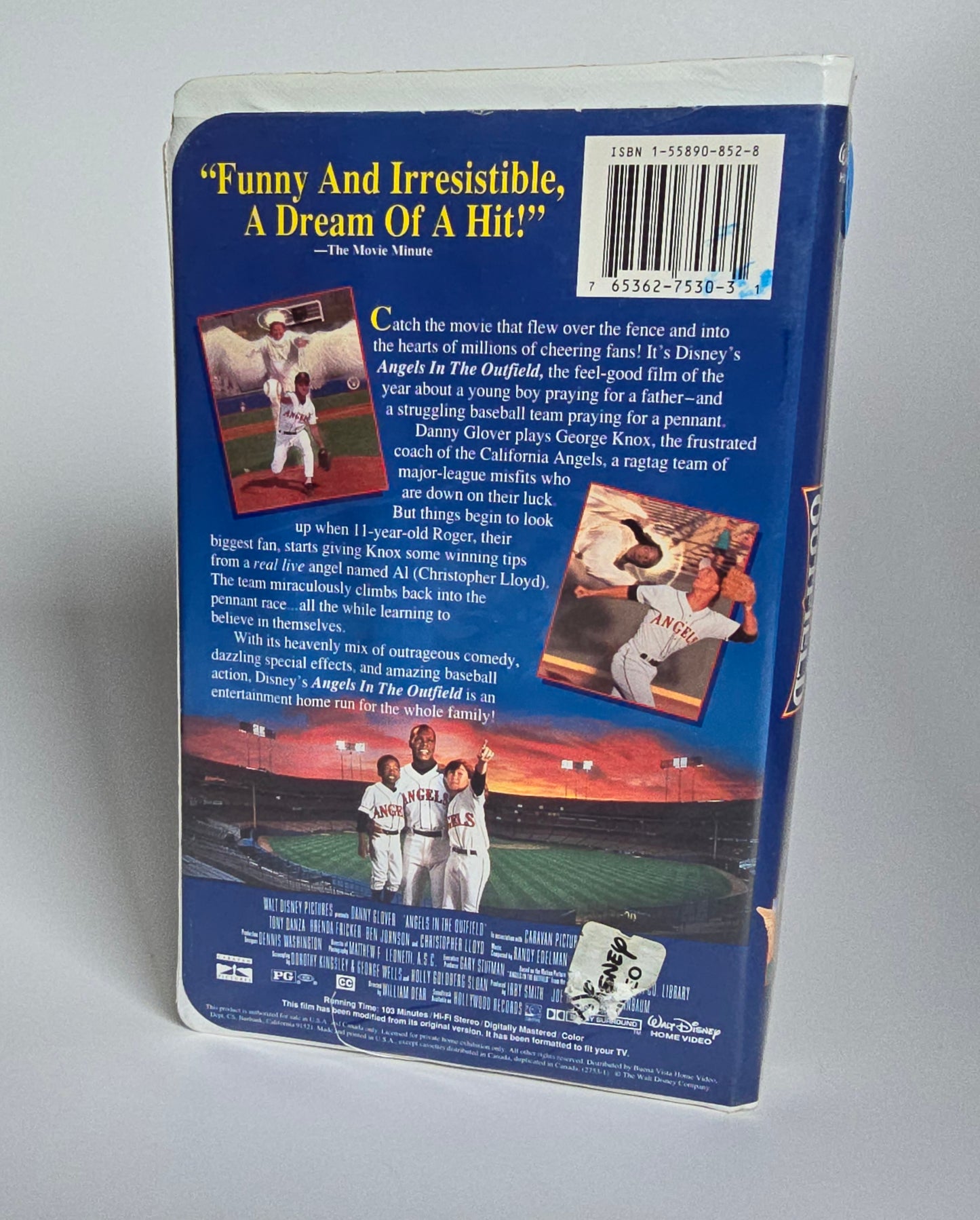 Angels in the Outfield back cover.