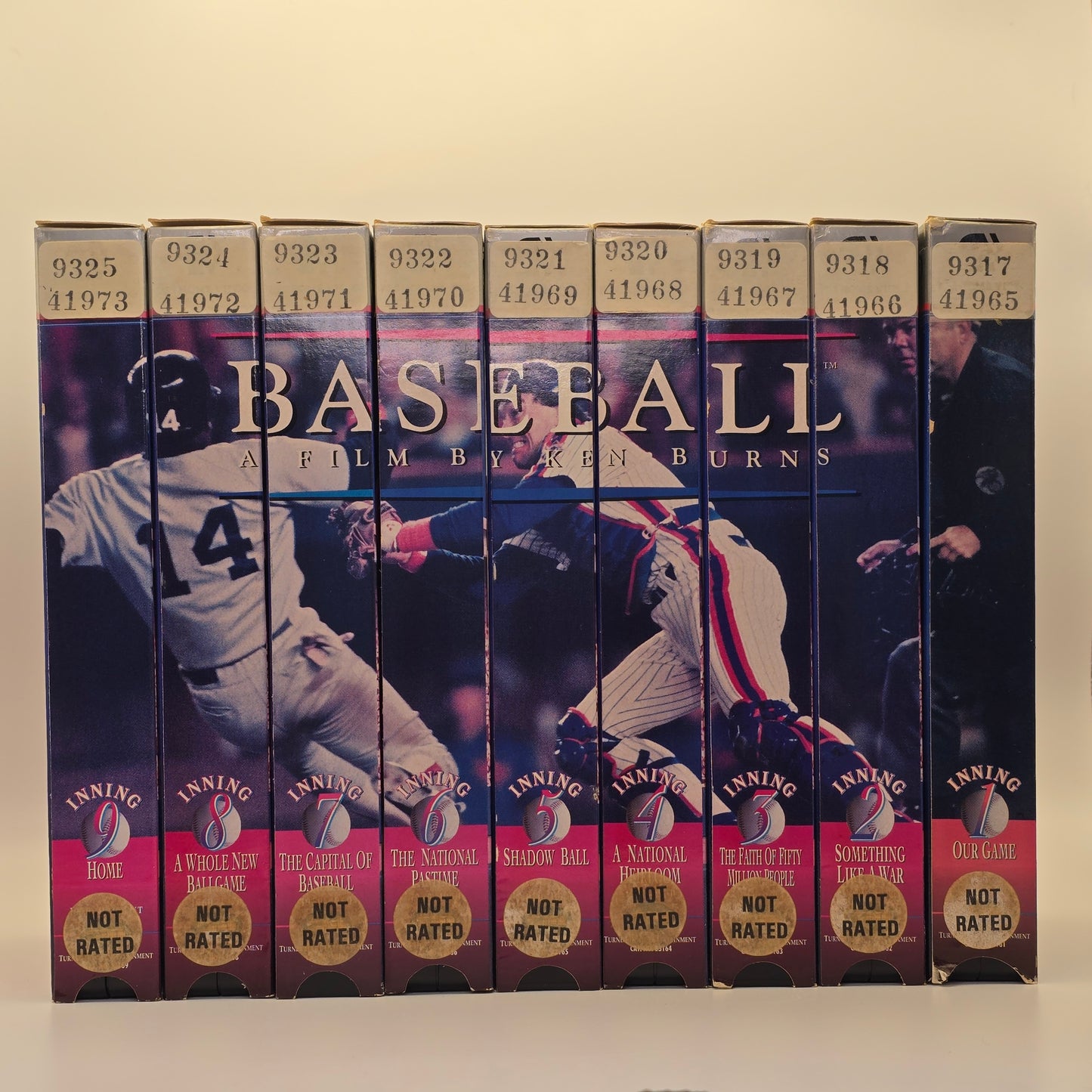 Baseball: A Film By Ken Burns 1994 PBS Full Set