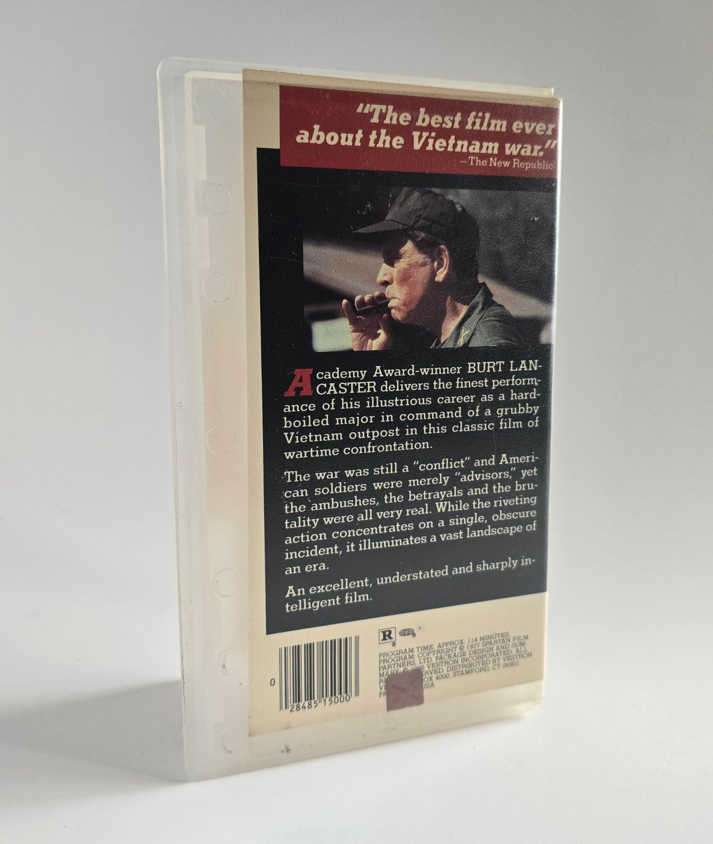 Go Tell the Spartans back cover.