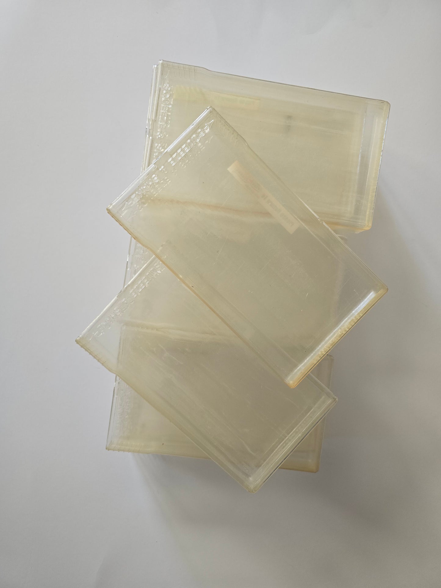 Squeeze and shake vhs cassette protection cases