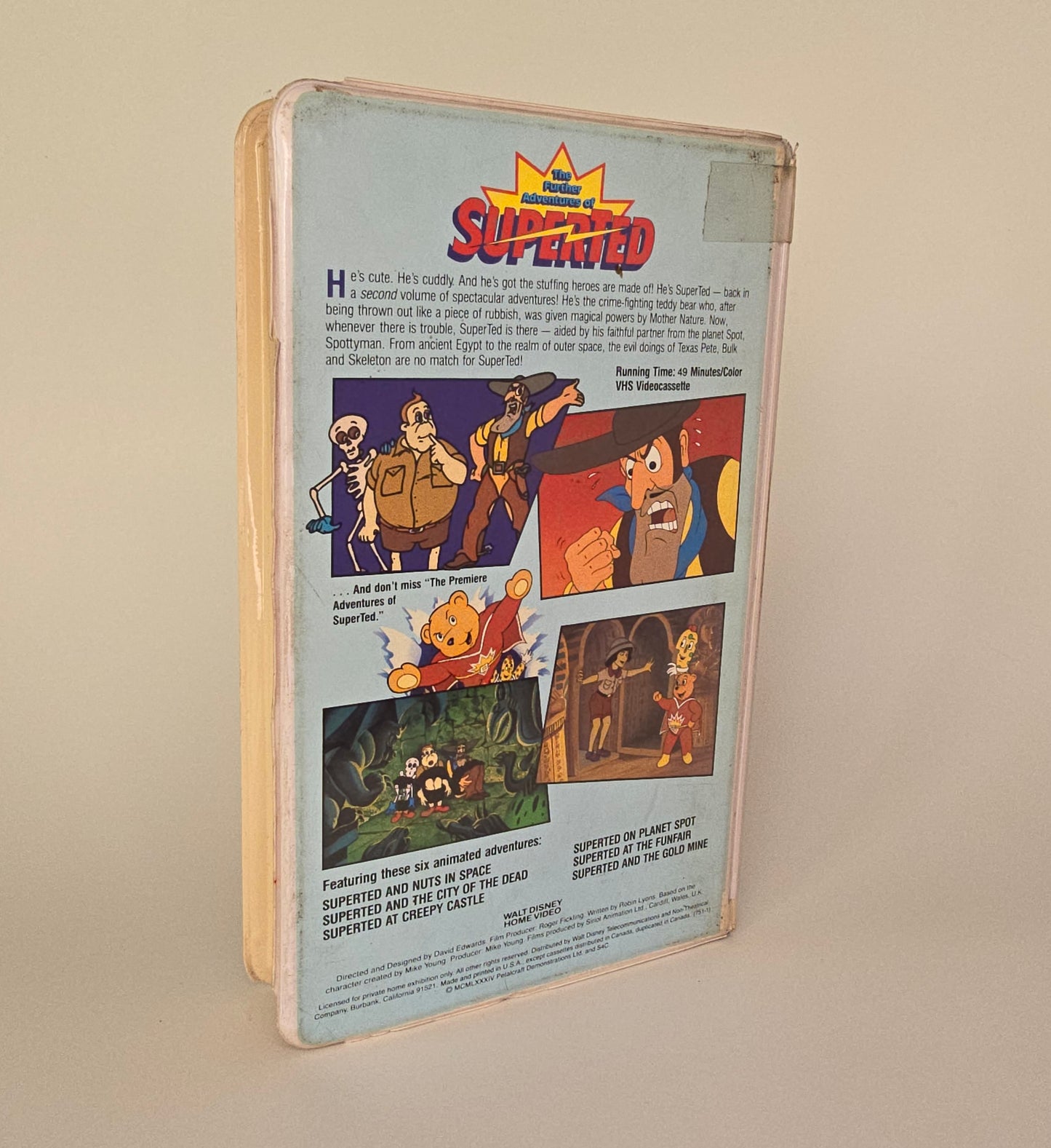 The Further Adventures of Supered back cover.