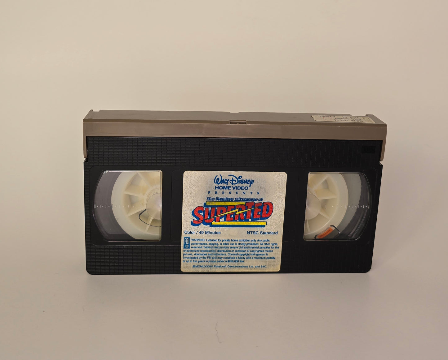 The Premiere Adventure of Superted cassette.