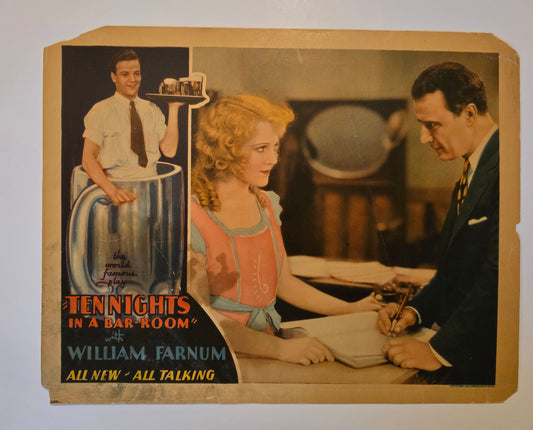 Ten Nights In a Bar-Room Lobby Card