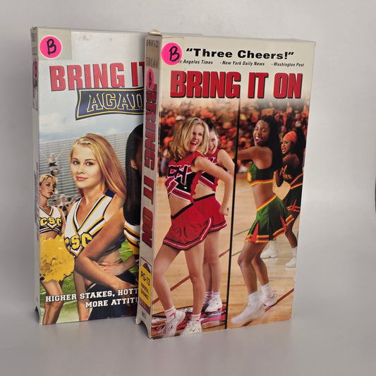 Bring It On & Bring It On Again VHS Bundle
