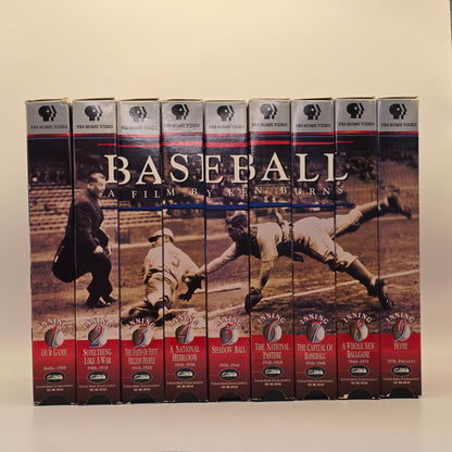 Baseball: A Film By Ken Burns 1994 PBS Full Set