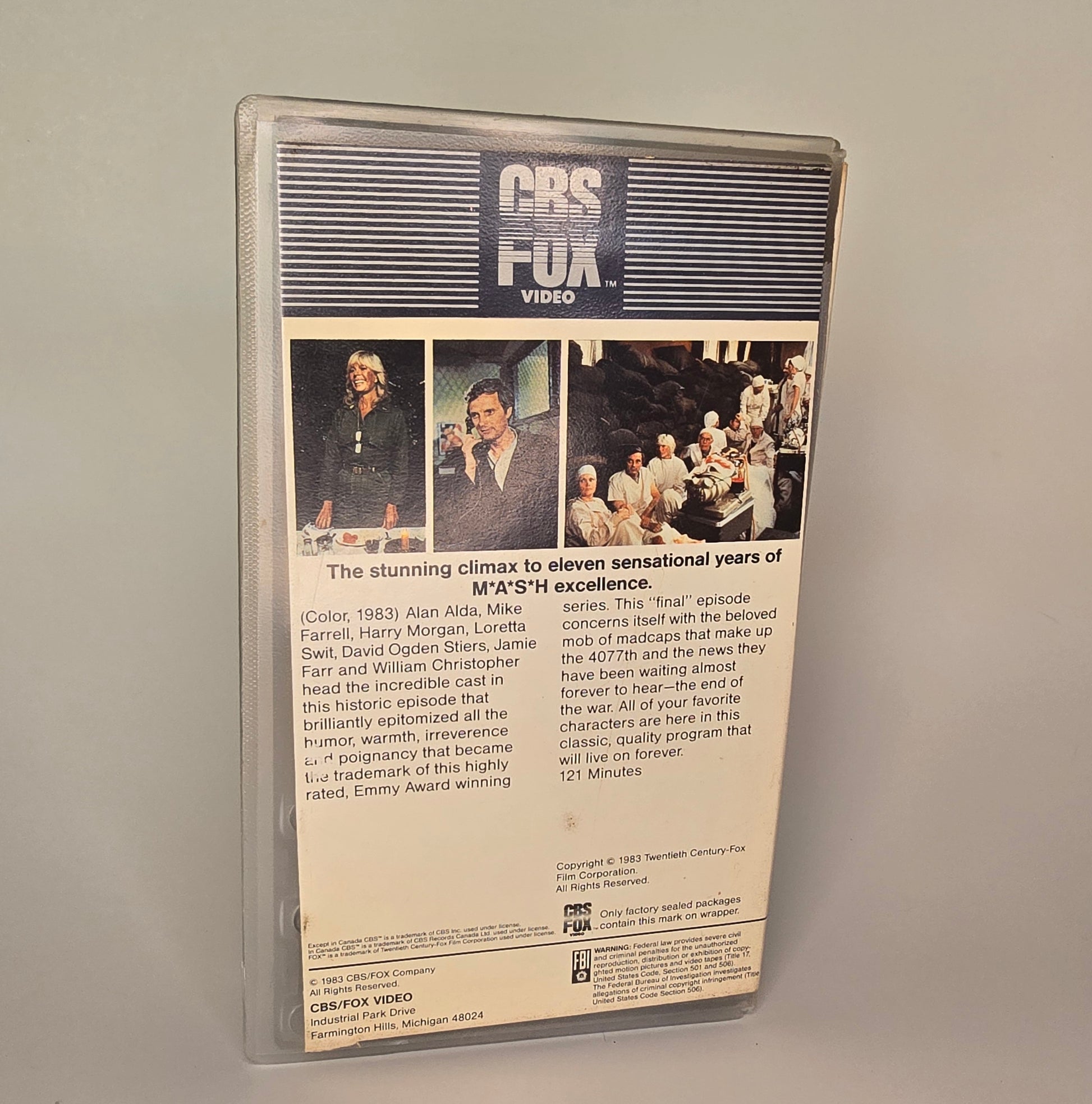 MASH movie back cover