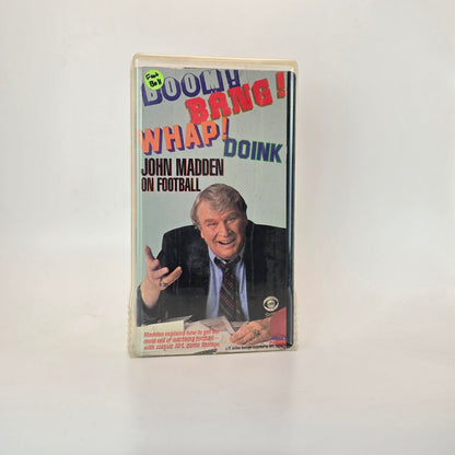 Boom! Bang! Whap! Doink! John Madden on Football