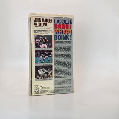 Boom! Bang! Whap! Doink! John Madden on Football
