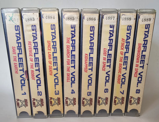 Starfleet collection volumes 1 through 8.