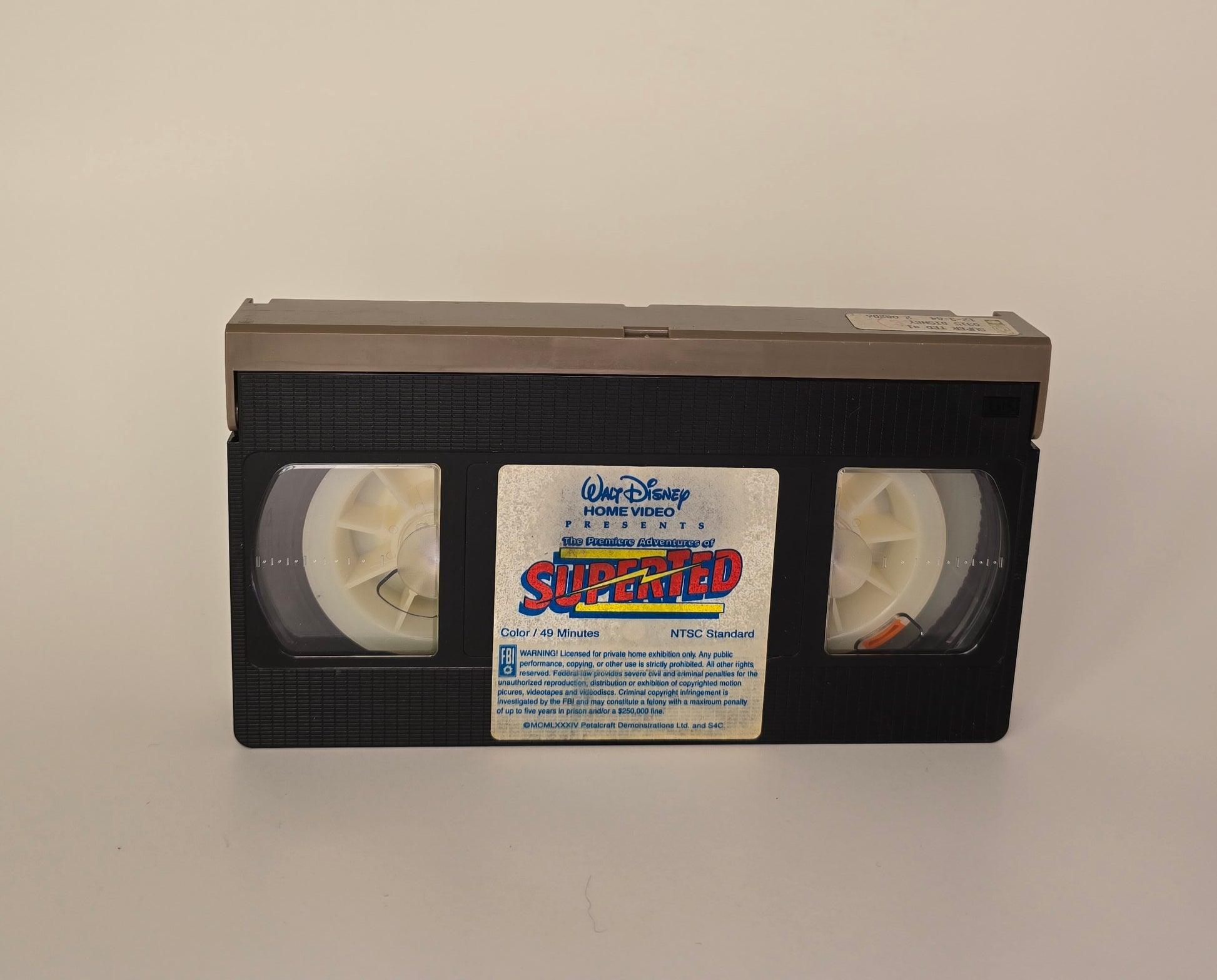 The Premiere Adventure of Superted cassette.